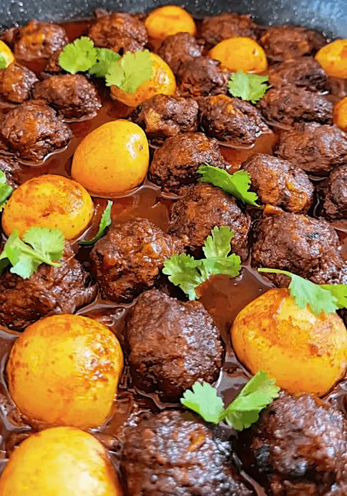 meatballs and potatoes recipe