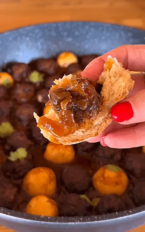 meatballs and potatoes recipe