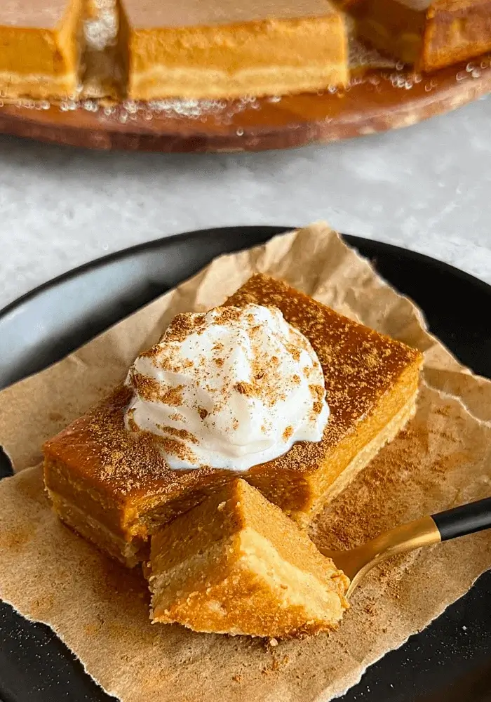 pumpkin pie bars with shortbread crust recipe