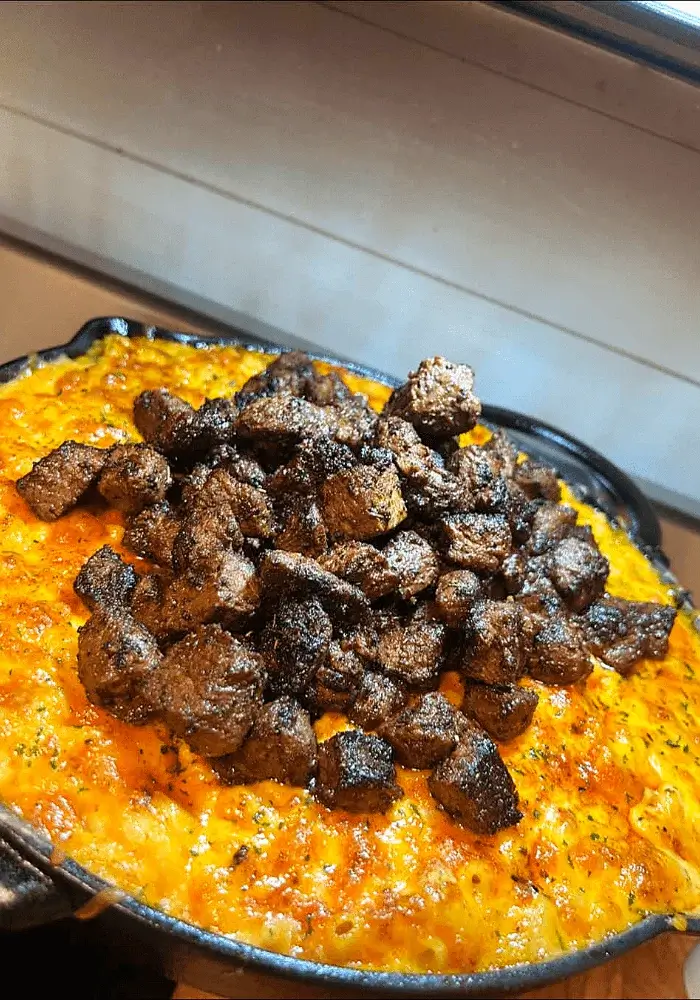 steak with mac and cheese recipe