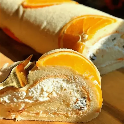 orange cake roll recipe