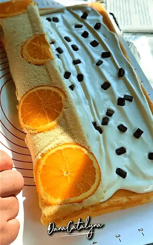 orange cake roll recipe