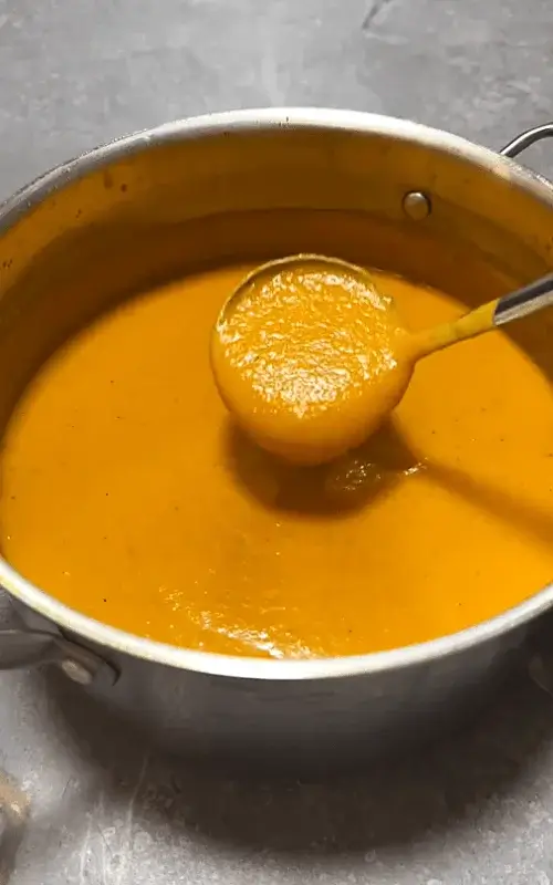 pumpkin sweet potato soup recipe