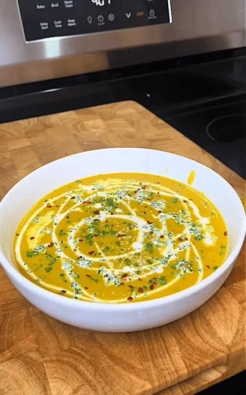 pumpkin butternut squash soup recipe