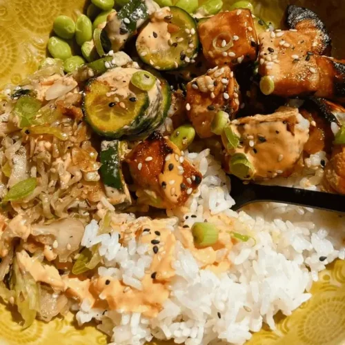 spicy salmon bowl recipe