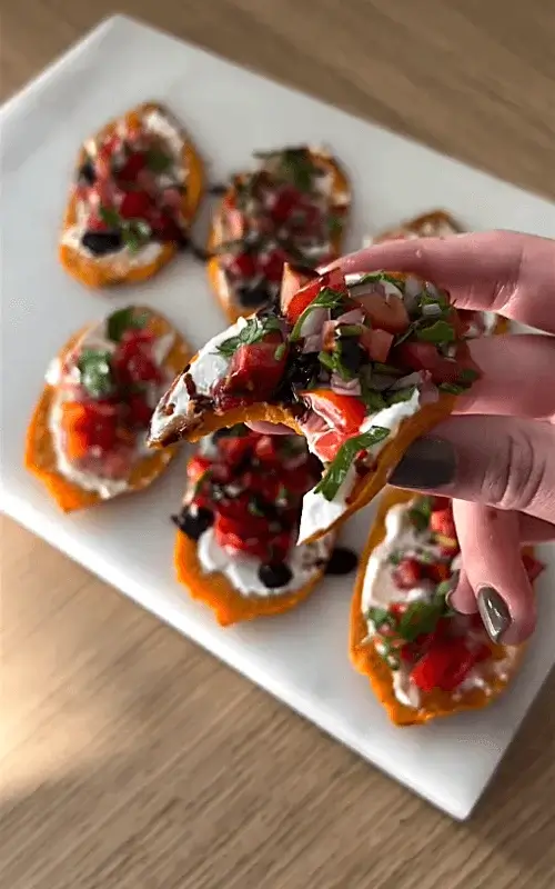 sweet potato bruschetta recipe