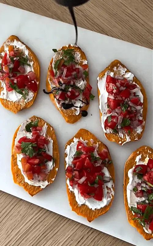 sweet potato bruschetta recipe