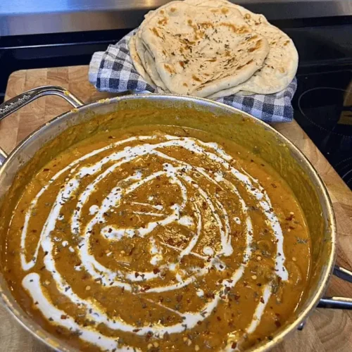 butter chicken with naan recipe