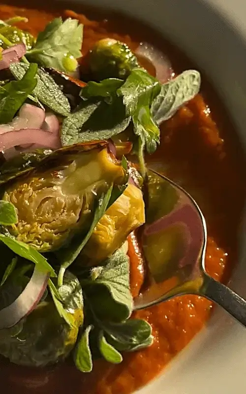 roasted brussels sprouts salad recipe