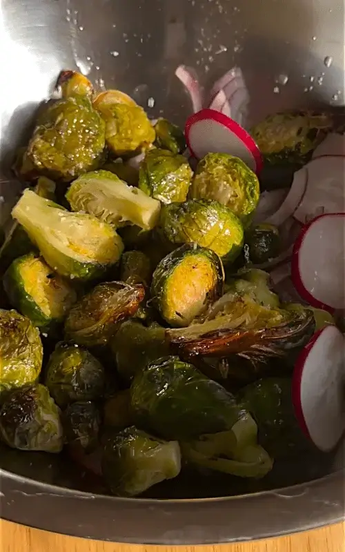 roasted brussels sprouts salad recipe