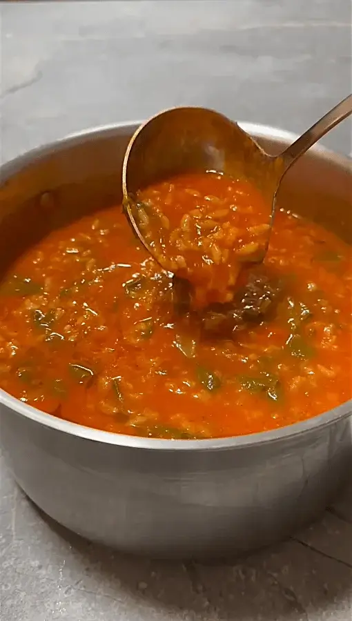 tomato rice soup recipe