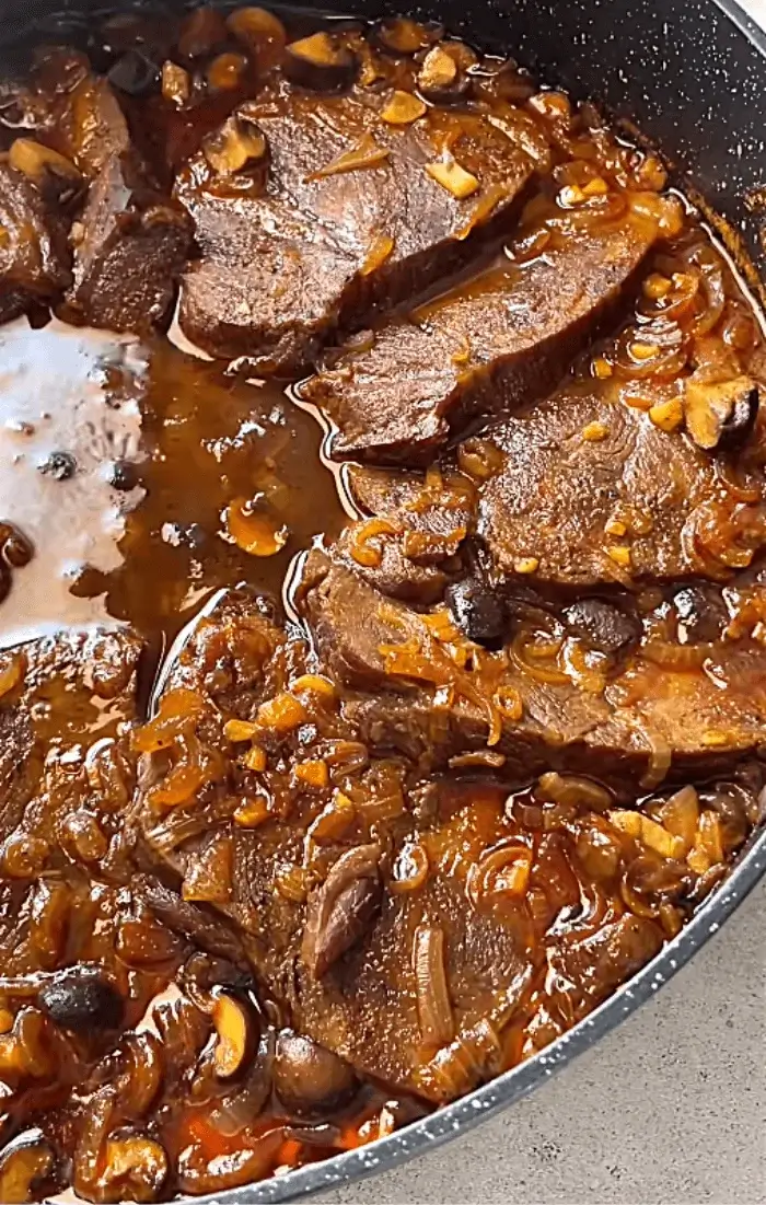 braised beef with mushrooms recipe