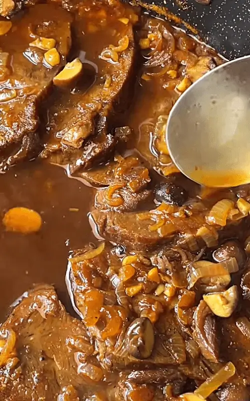 braised beef with mushrooms recipe