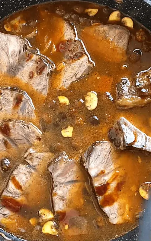 braised beef with mushrooms recipe