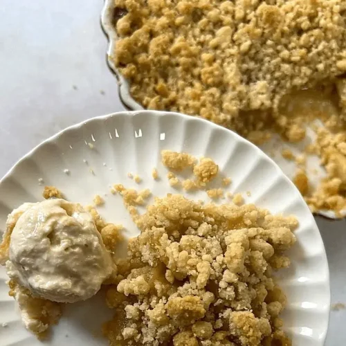caramel apple crisp recipe