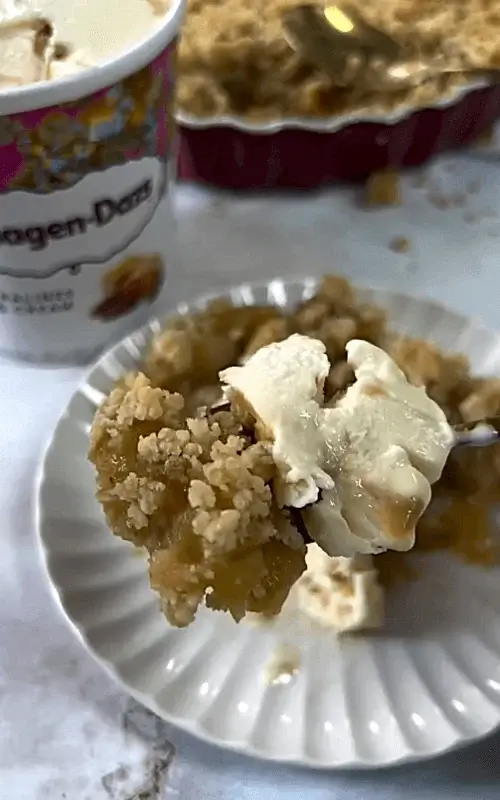 caramel apple crisp recipe