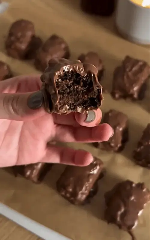 chocolate covered brownie bites recipe
