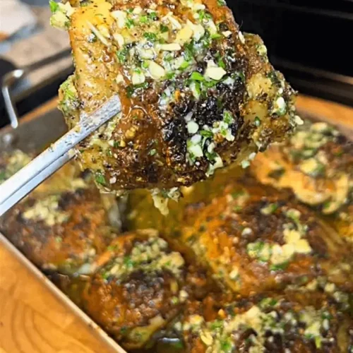 garlic parmesan chicken thighs recipe