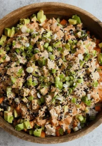 salmon sushi bowl recipe