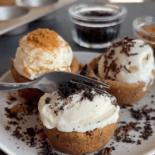 chocolate chip cookie cups recipe