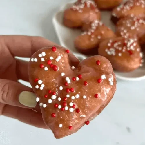 heart donuts recipe