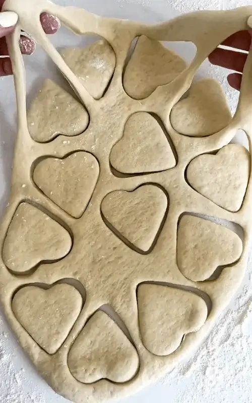 heart donuts recipe