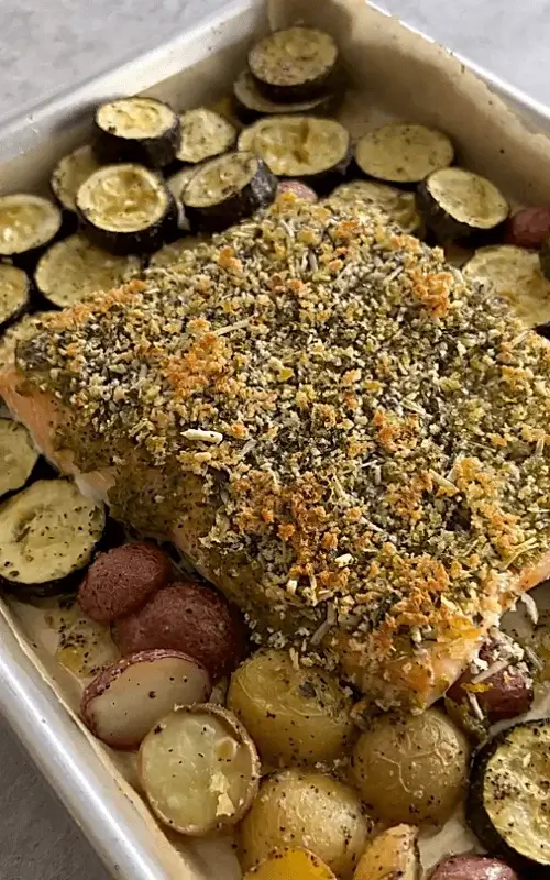 pesto salmon recipe
