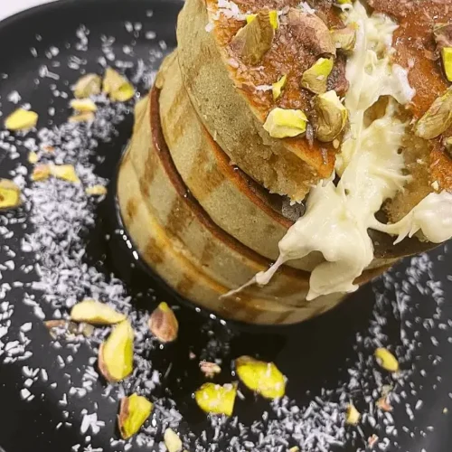 pistachio pancakes recipe