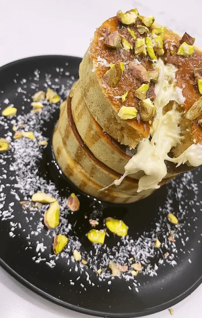 pistachio pancakes recipe