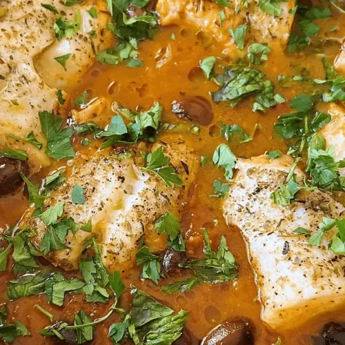 poached cod recipe