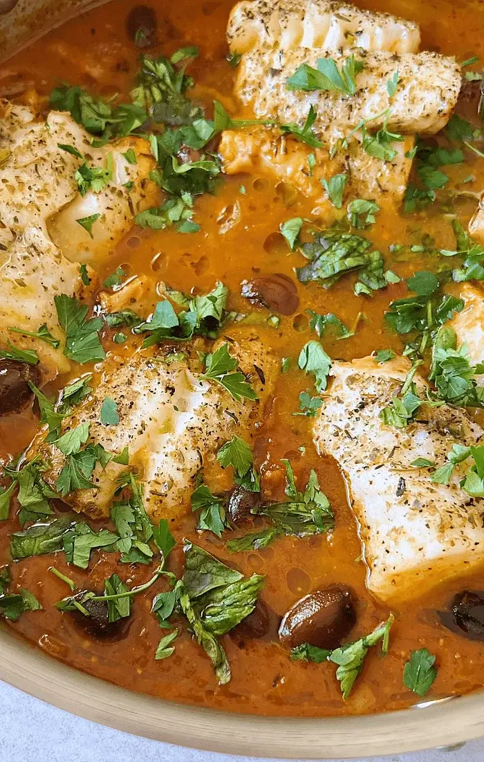 poached cod recipe
