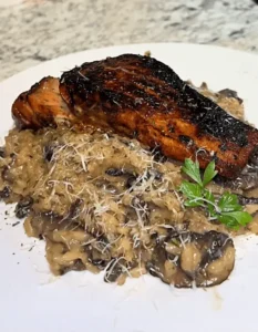 salmon with risotto recipe