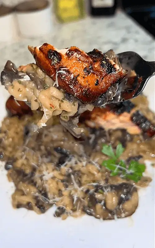 salmon with risotto recipe