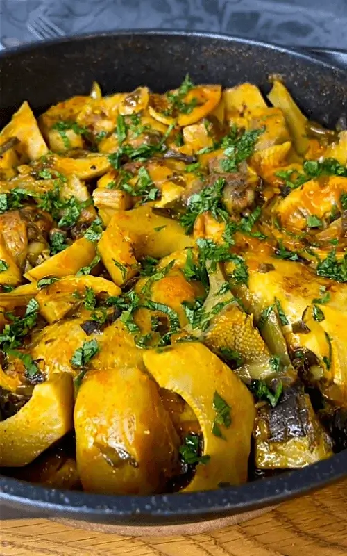 chicken with artichokes and lemon recipe