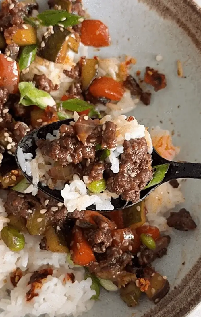 ginger ground beef recipe