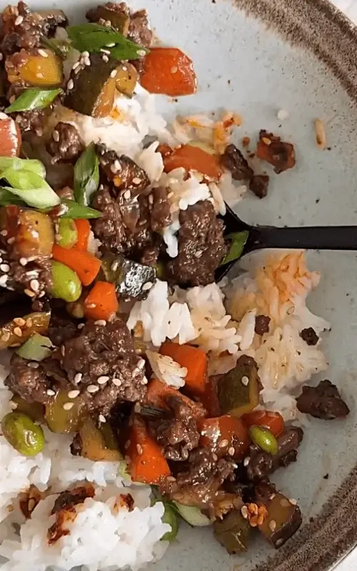 ginger ground beef recipe