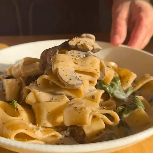 mushroom lovers pasta recipe