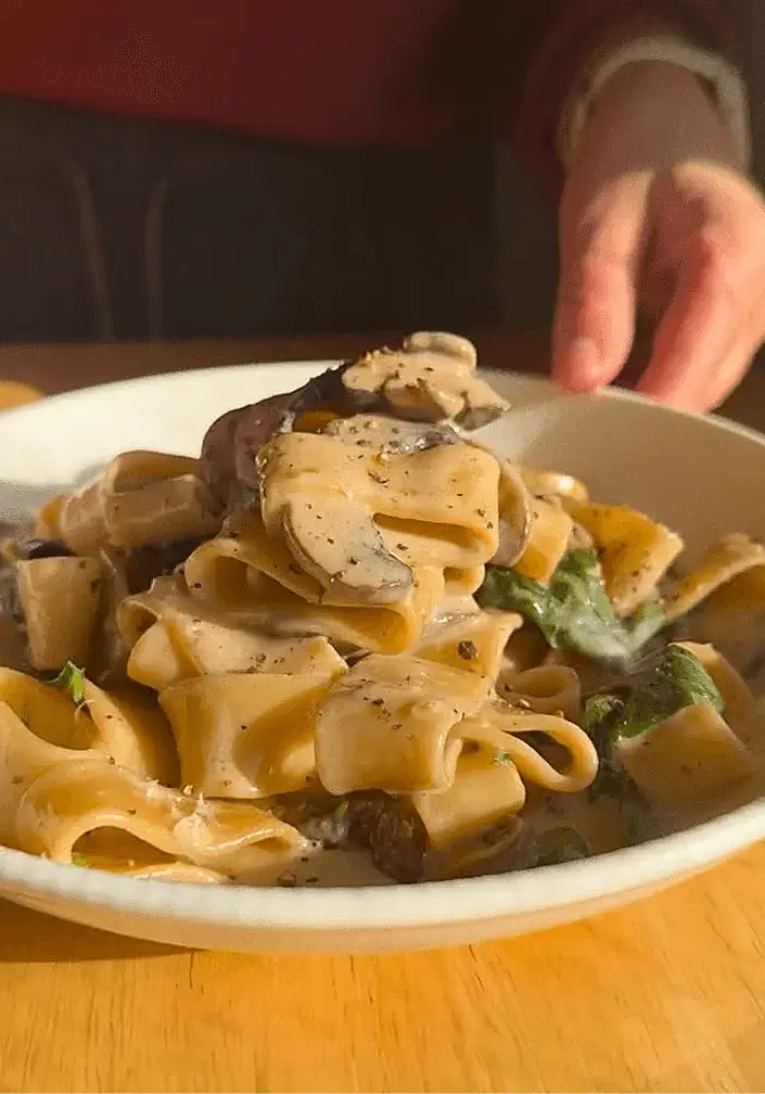 mushroom lovers pasta recipe