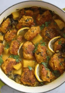 one pot chicken meatballs recipe