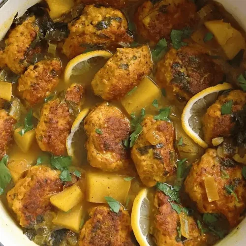 one pot chicken meatballs recipe