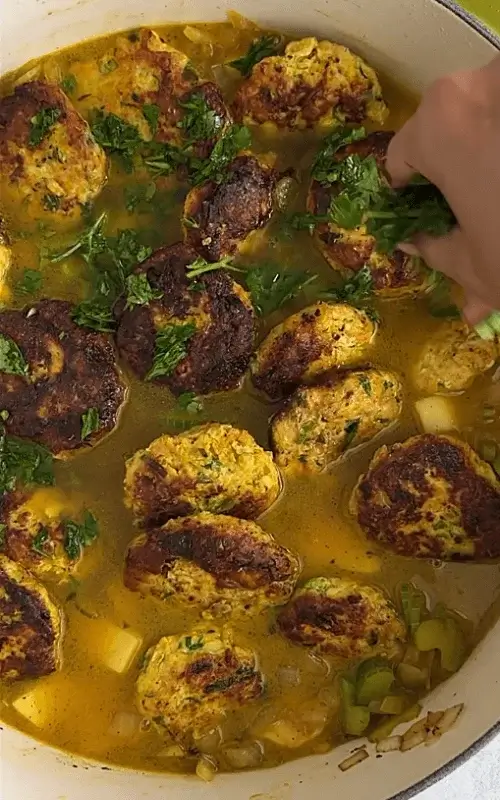 one pot chicken meatballs recipe