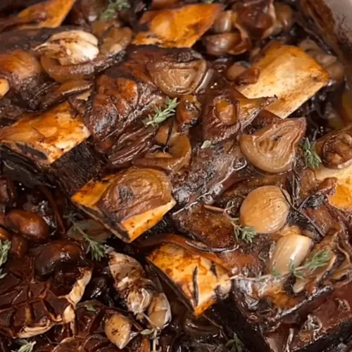 short ribs with mushrooms recipe