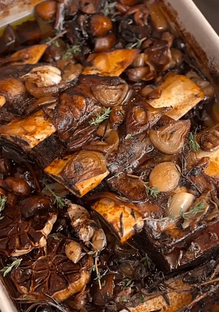 short ribs with mushrooms recipe