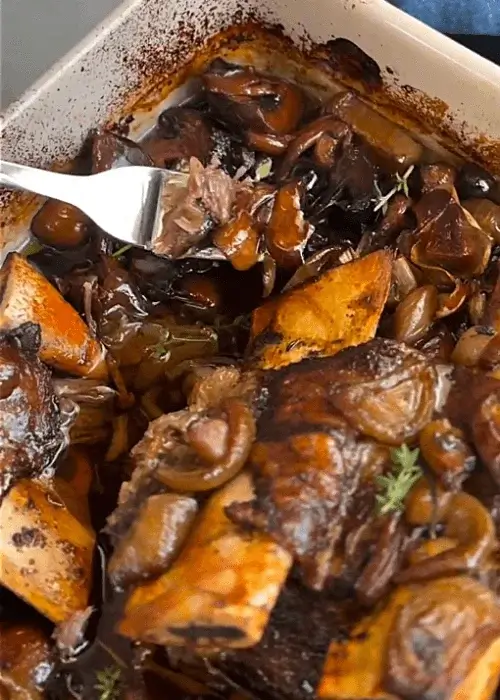 short ribs with mushrooms recipe