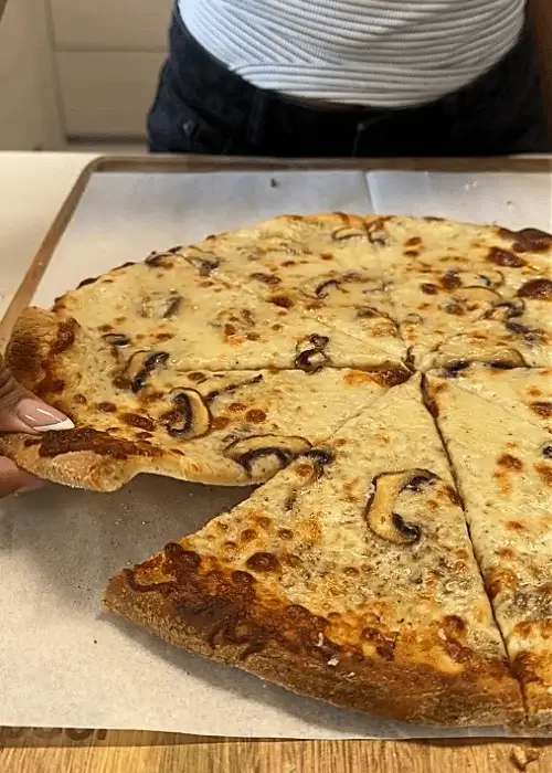 white mushroom pizza recipe