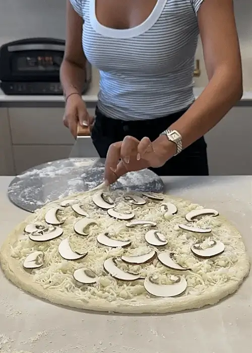 white mushroom pizza recipe