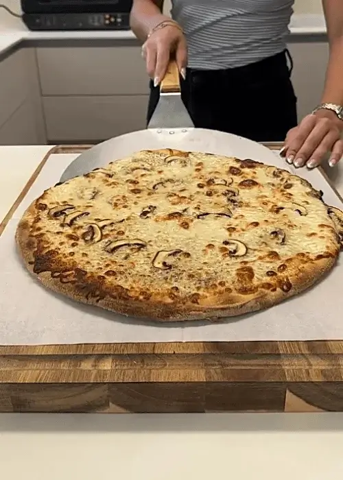white mushroom pizza recipe