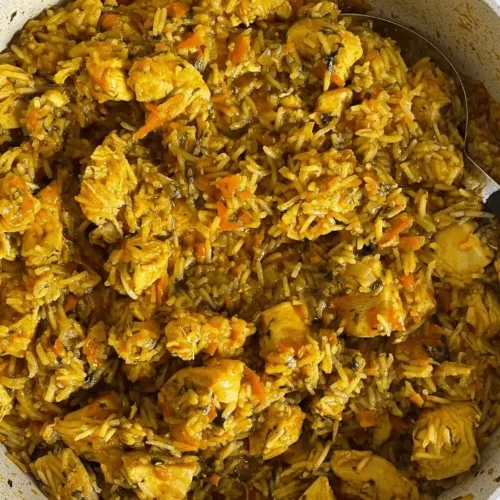 easy one pot chicken and rice recipe