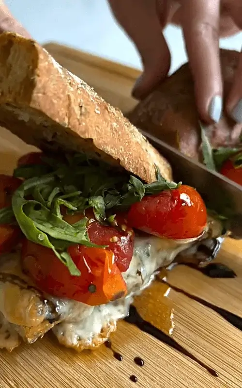 pesto caprese sandwich recipe
