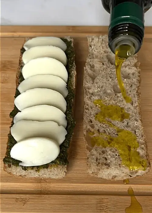 pesto caprese sandwich recipe